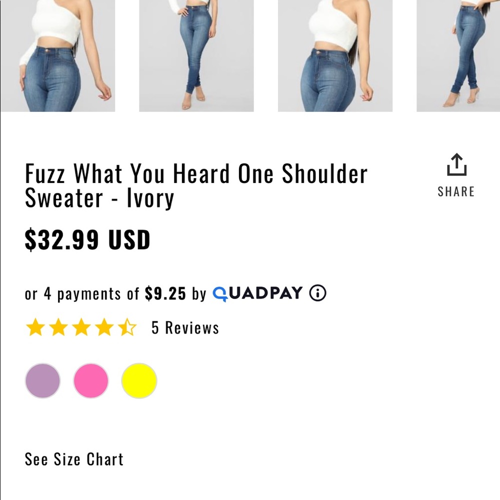 Fuzzy cropped sweater